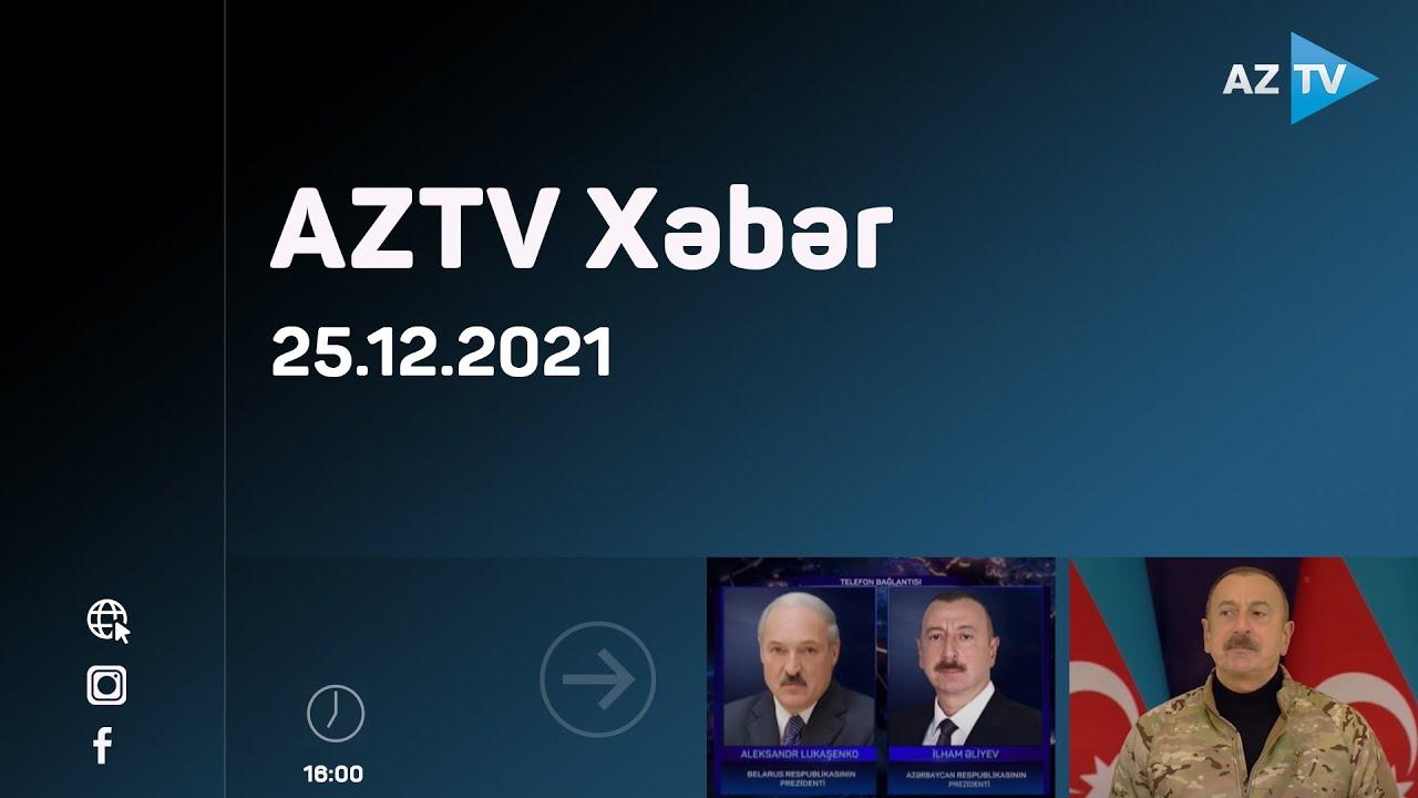 AZTV Xəbər 14:00 | 25.12.2021