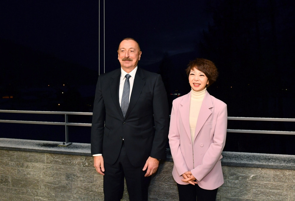 Prezident İlham Əliyev Davosda Çinin CGTN televiziya kanalına müsahibə verib