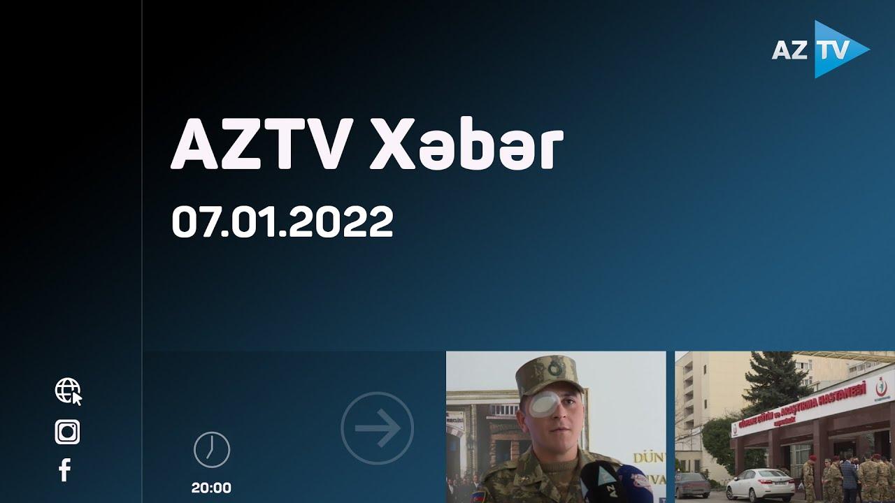 AZTV Xəbər 20:00 | 07.01.2022