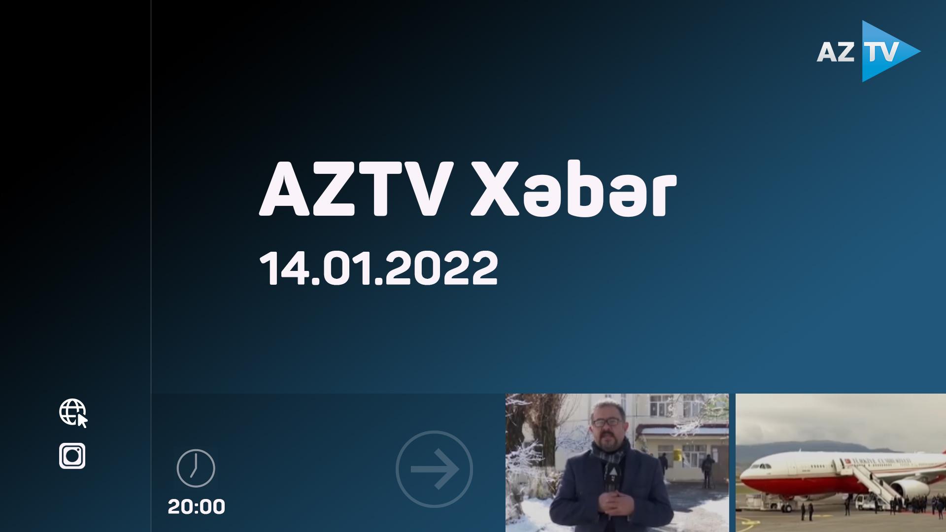 AZTV Xəbər 20:00 - 14.01.2022