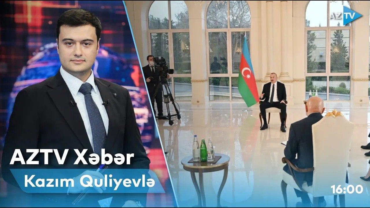 "AZTV Xəbər" (16:00)  10.01.2023