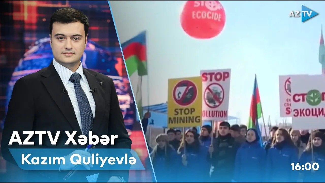 "AZTV Xəbər" (16:00) | 17.01.2023