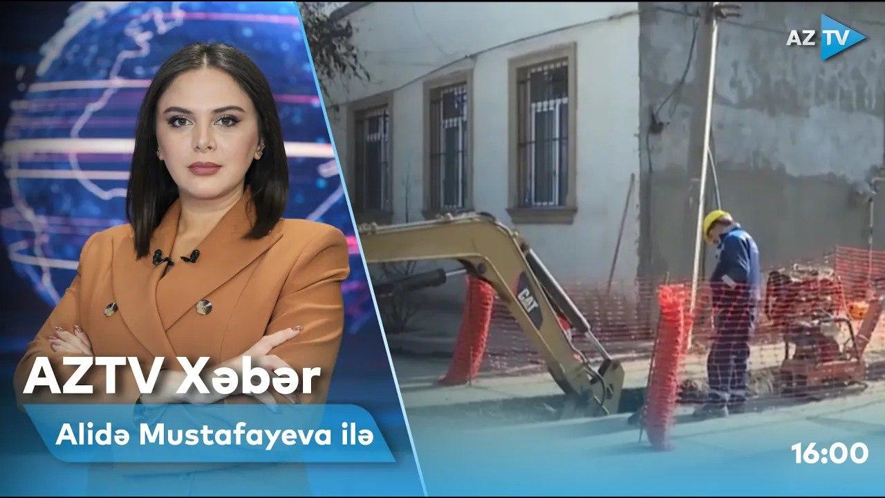 "AZTV Xəbər" (16:00) | 25.01.2023